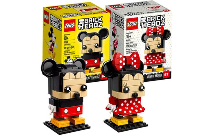 Конструктор LEGO Disney Квадратная голова Микки + Минни (41624 + 41625) - Boxette Shop